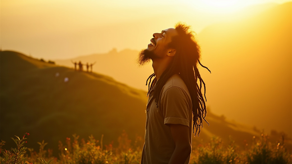 Affiche du concert de paix de Bob Marley en Jamaïque