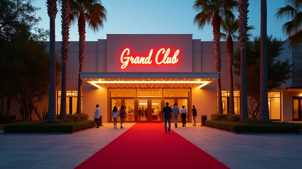 Intérieur confortable du Cinéma Grand Club