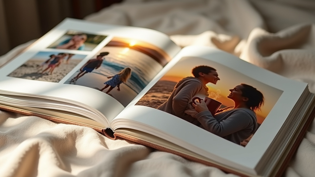 Options de personnalisation des albums chez Photoweb
