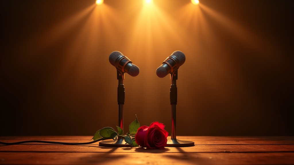 Lady Gaga et Bruno Mars lors d'une performance live de Die With A Smile