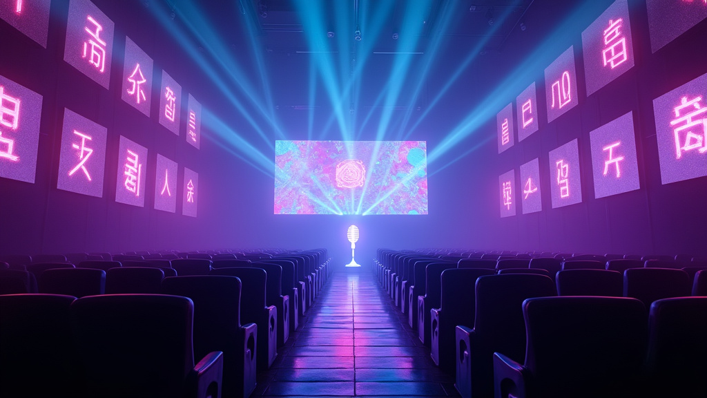 Scène emblématique du film montrant les personnages de Huntrix en pleine action