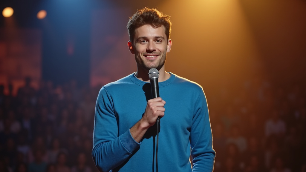 Émilien en pleine session de quiz télévisé