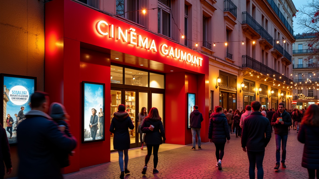 Façade moderne d'un cinéma Pathé à Toulouse